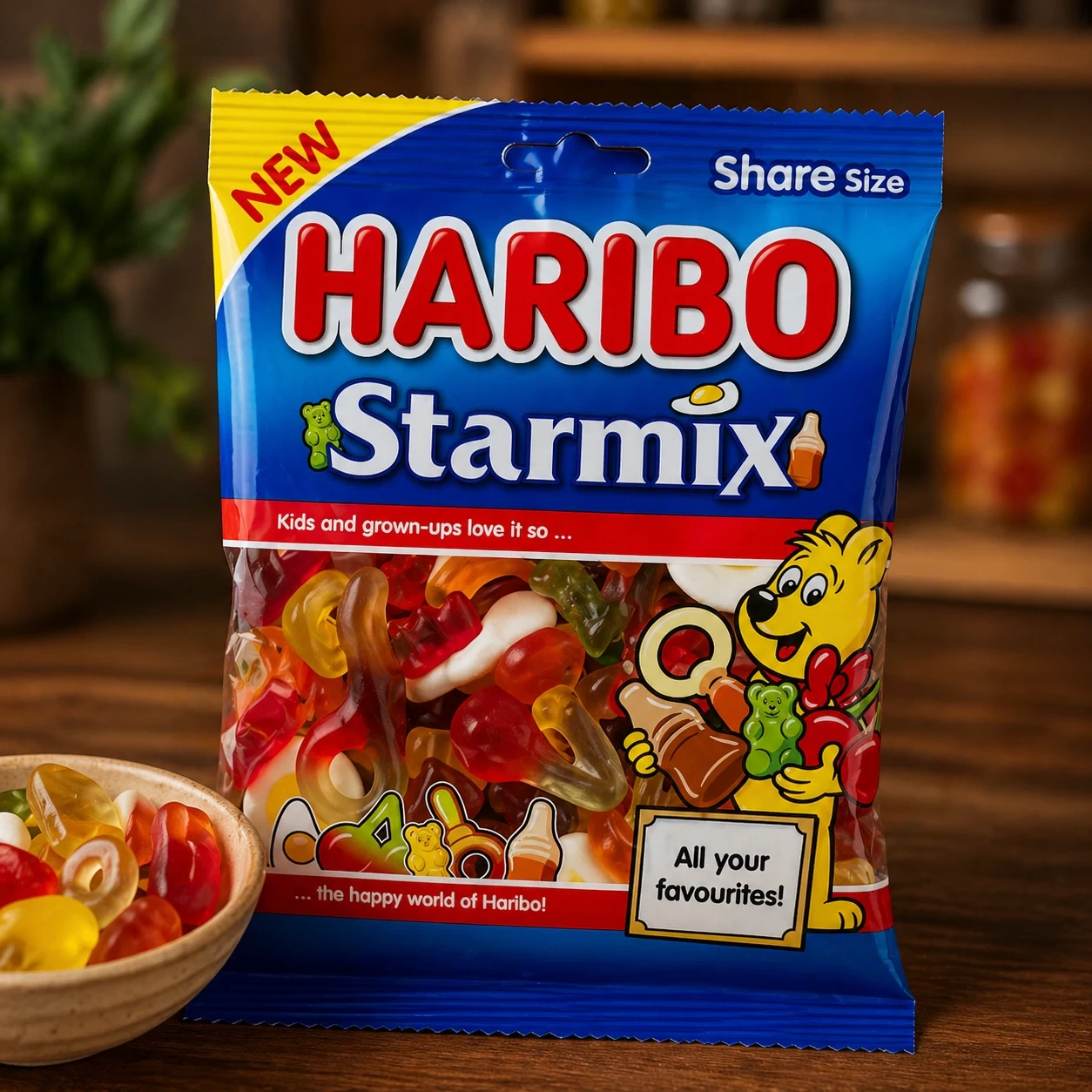 Haribo Starmix 140g – Assorted Fruit & Foam Gummy Sweets in Lagos Nigeria
