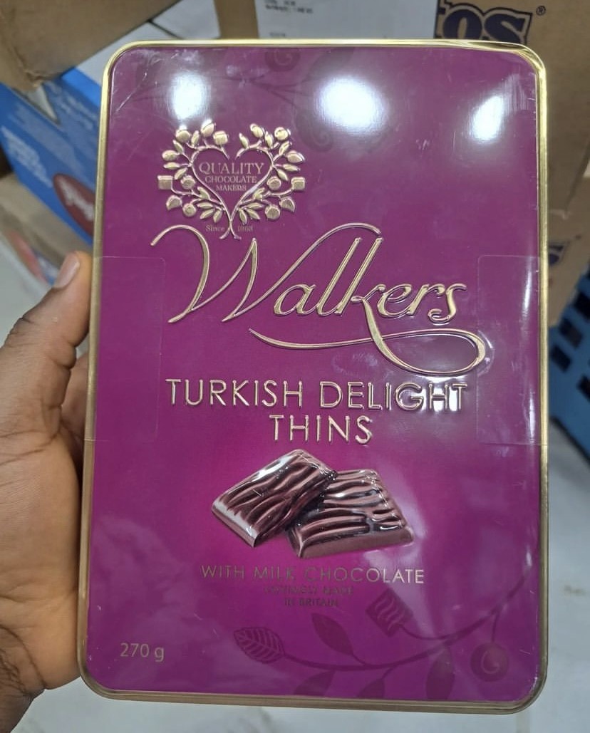 Walkers Turkish Delight Thin With Milk Chocolate
