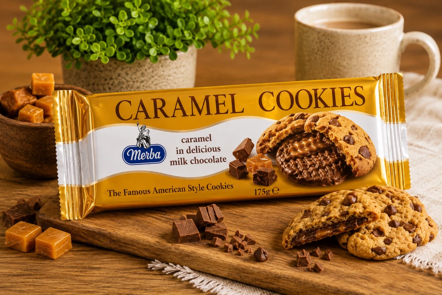 Merba Caramel Cookies 175g – Premium Dutch Caramel Cookies in Lagos Nigeria