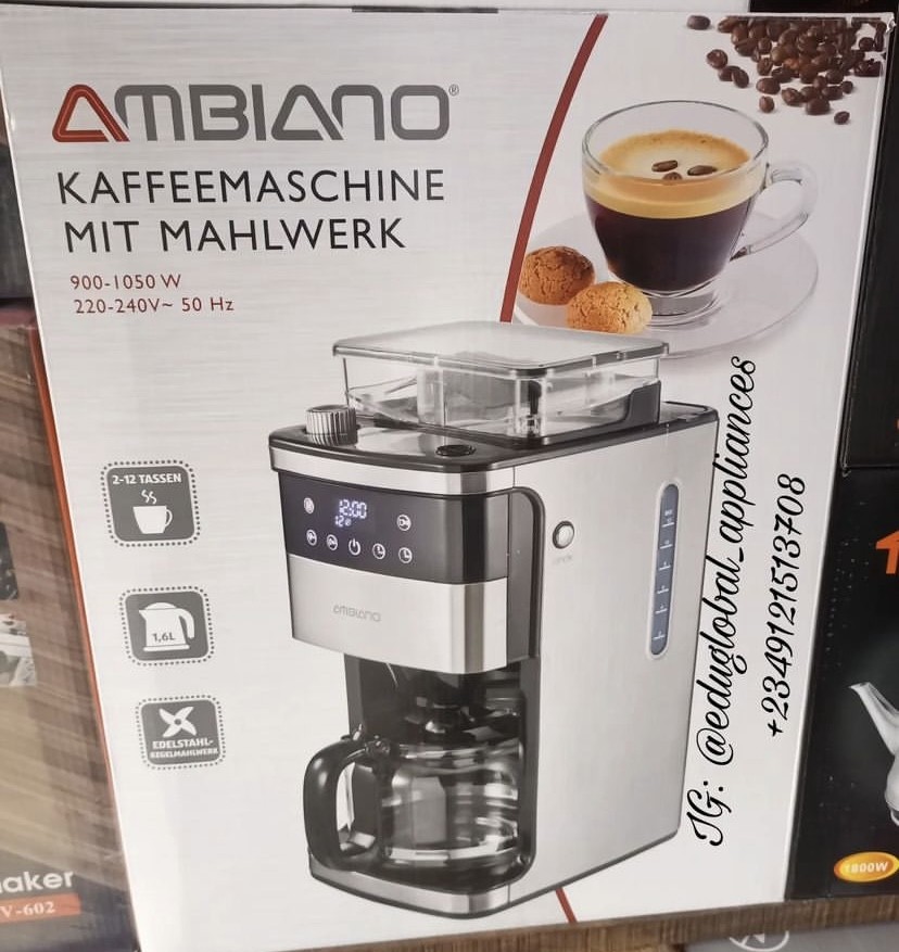 Ambiano coffee maker and grinder