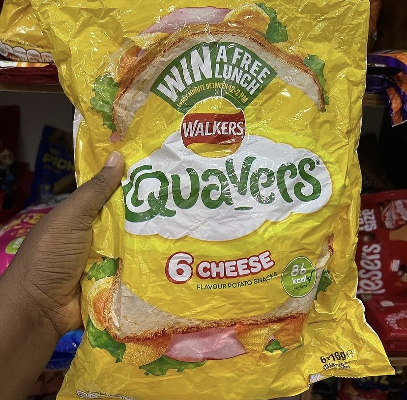 Quavers in cheese and prawn-6PCS