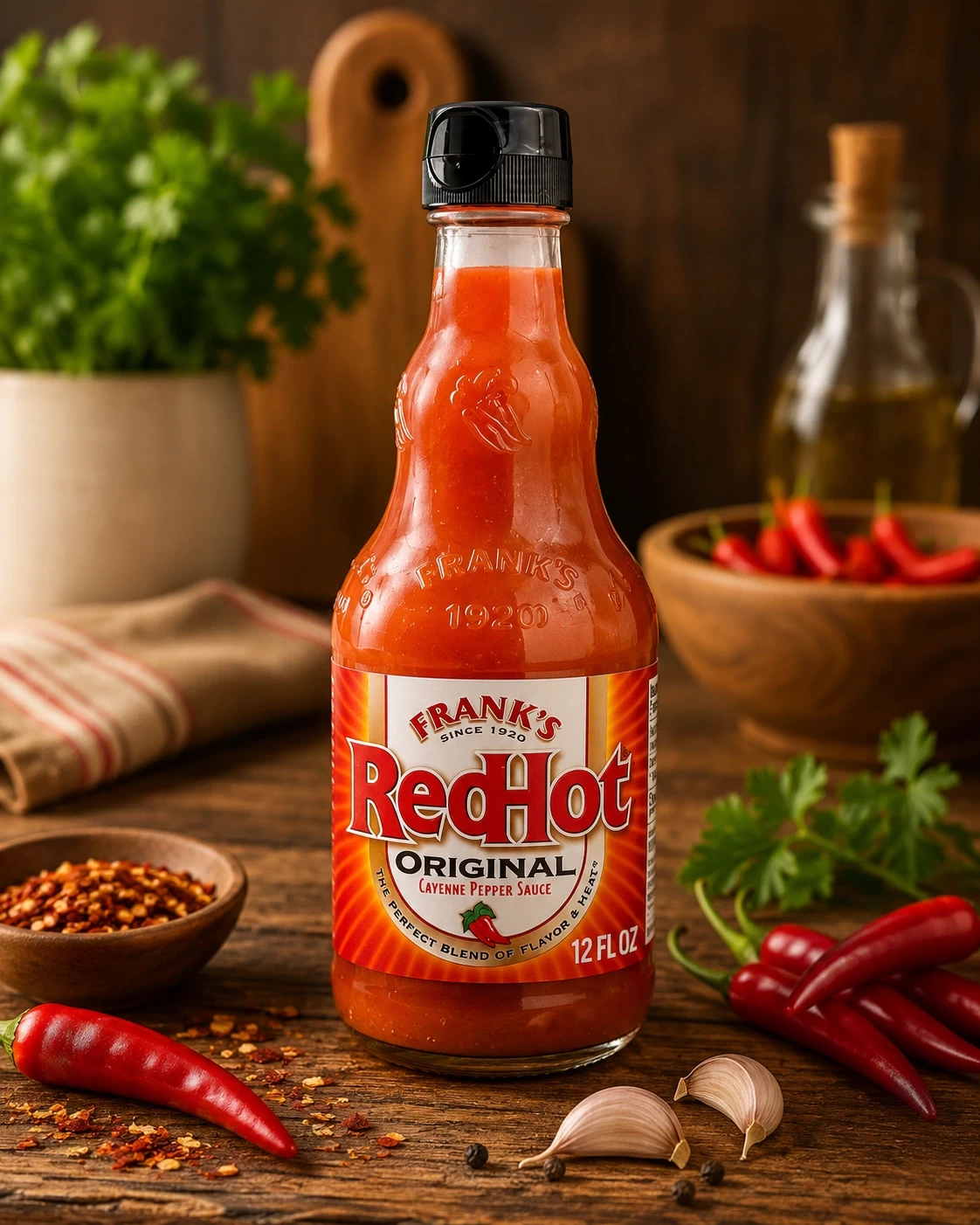 Frank's RedHot Original Cayenne Pepper Sauce 739ml – Premium Hot Sauce in Lagos Nigeria