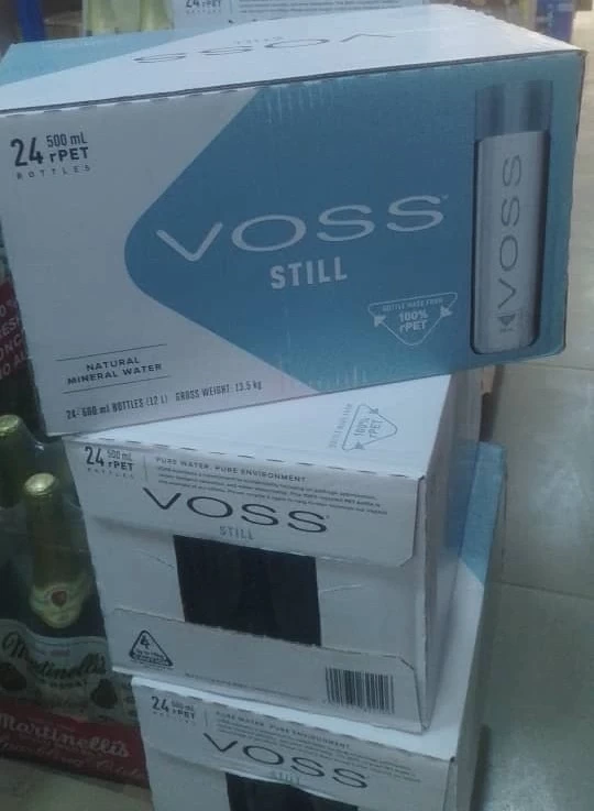 VOSS Still Water 500ml (Pack of 24 Bottles) – Premium Norwegian Artesian Water in Lagos Nigeria