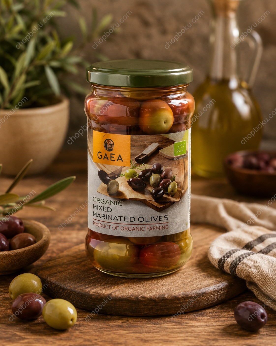 Gaea Organic Mixed Marinated Olives 300g
