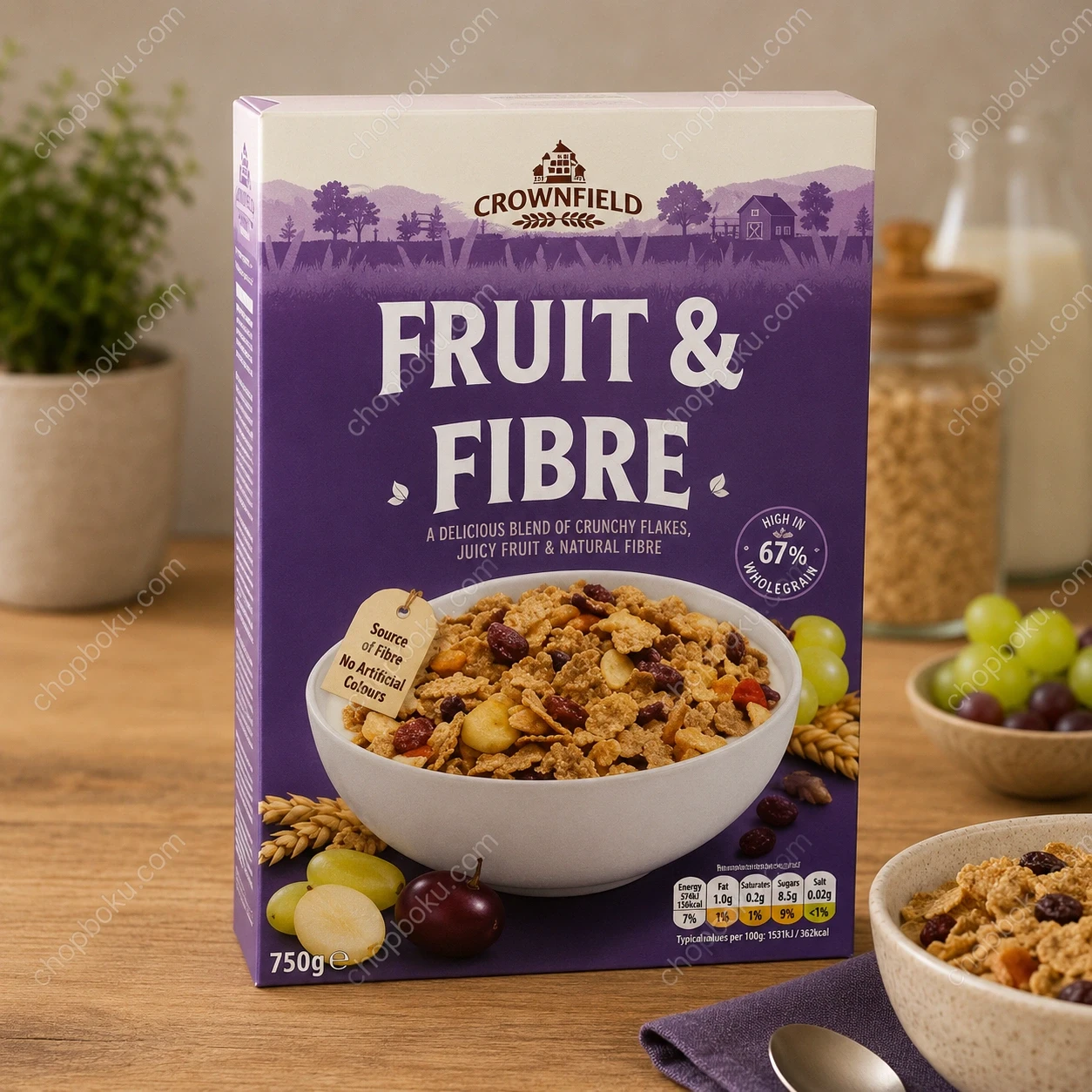 Crownfield Fruit & Fibre 750g