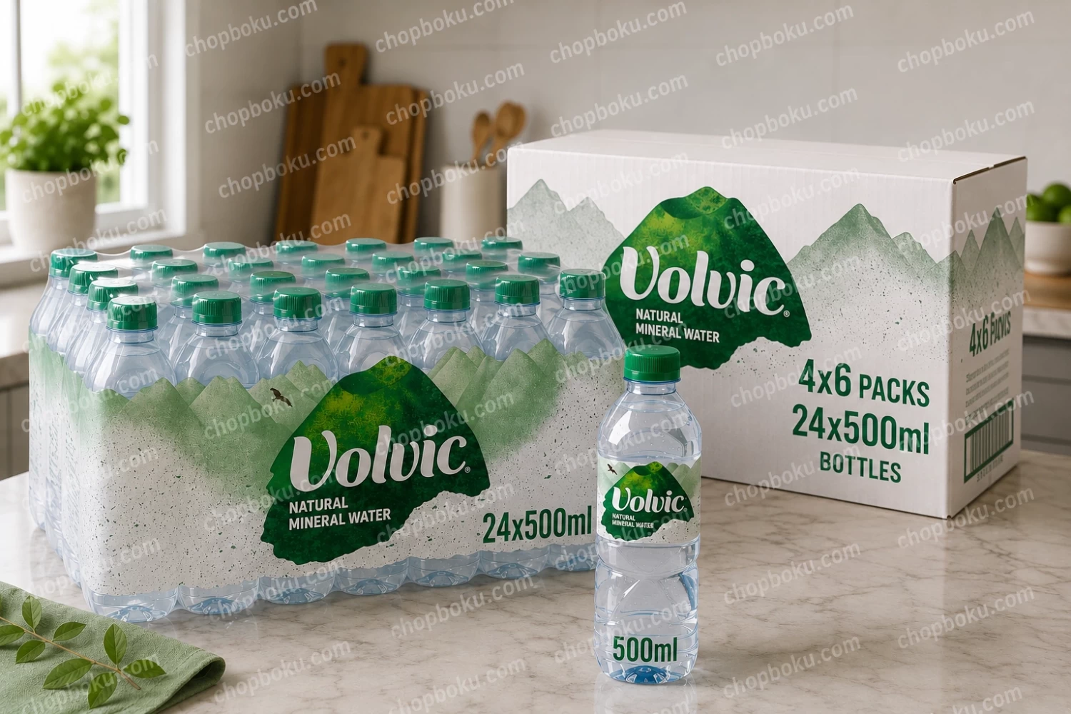 Volvic Natural Mineral Water 500ml (24 Bottles) – Premium French Mineral Water in Lagos Nigeria