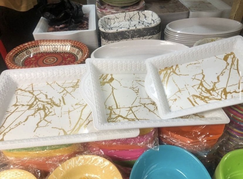 Luxurious Round Tray-12pcs