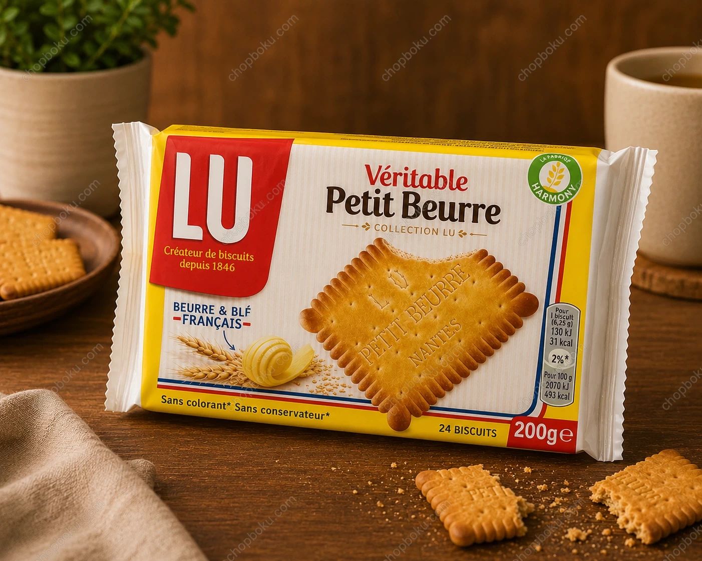LU Le Véritable Petit Beurre Biscuits 200g – Premium French Butter Biscuits in Lagos Nigeria