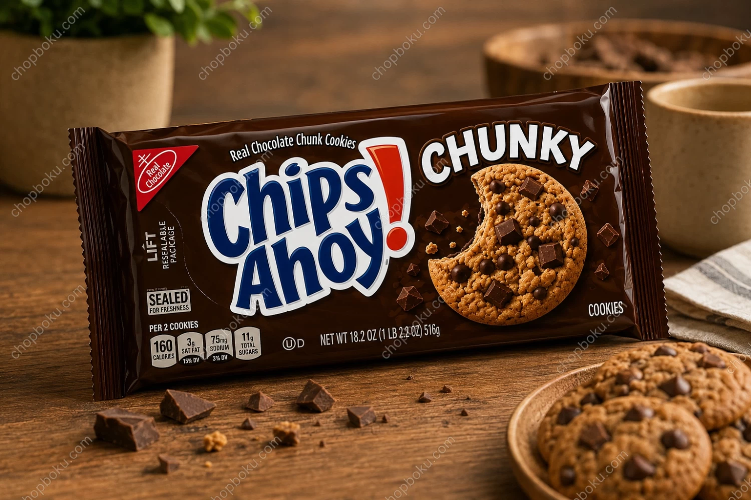 Chips Ahoy! Chunky Chocolate Chip Cookies 516g – Premium Imported Chunky Cookies in Lagos Nigeria