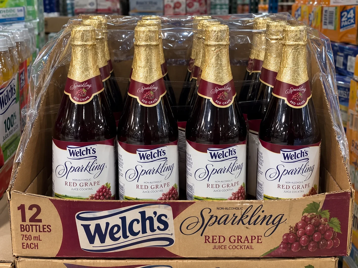 Welch's Sparkling Red Grape Cocktail 750ml x 12