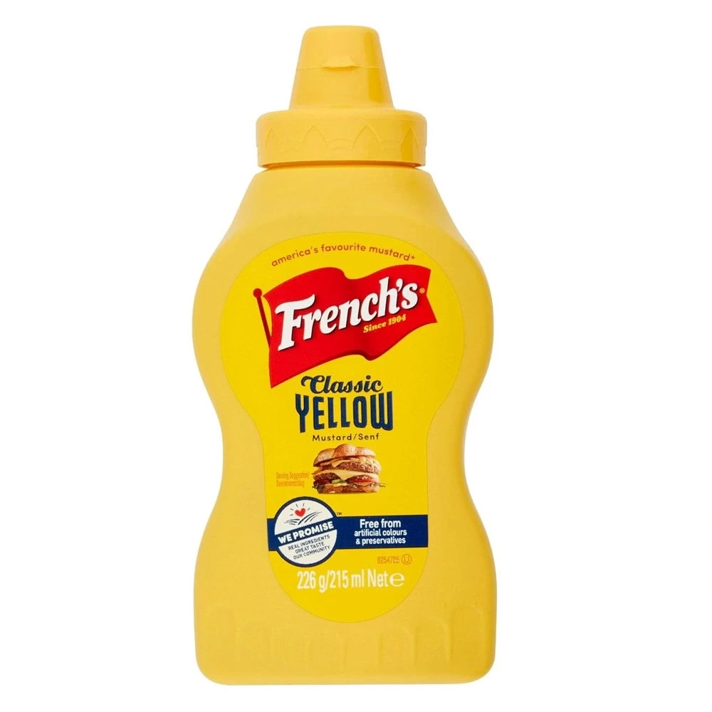 French's Classic Yellow Mustard 226g – Premium American Mustard Sauce in Lagos Nigeria