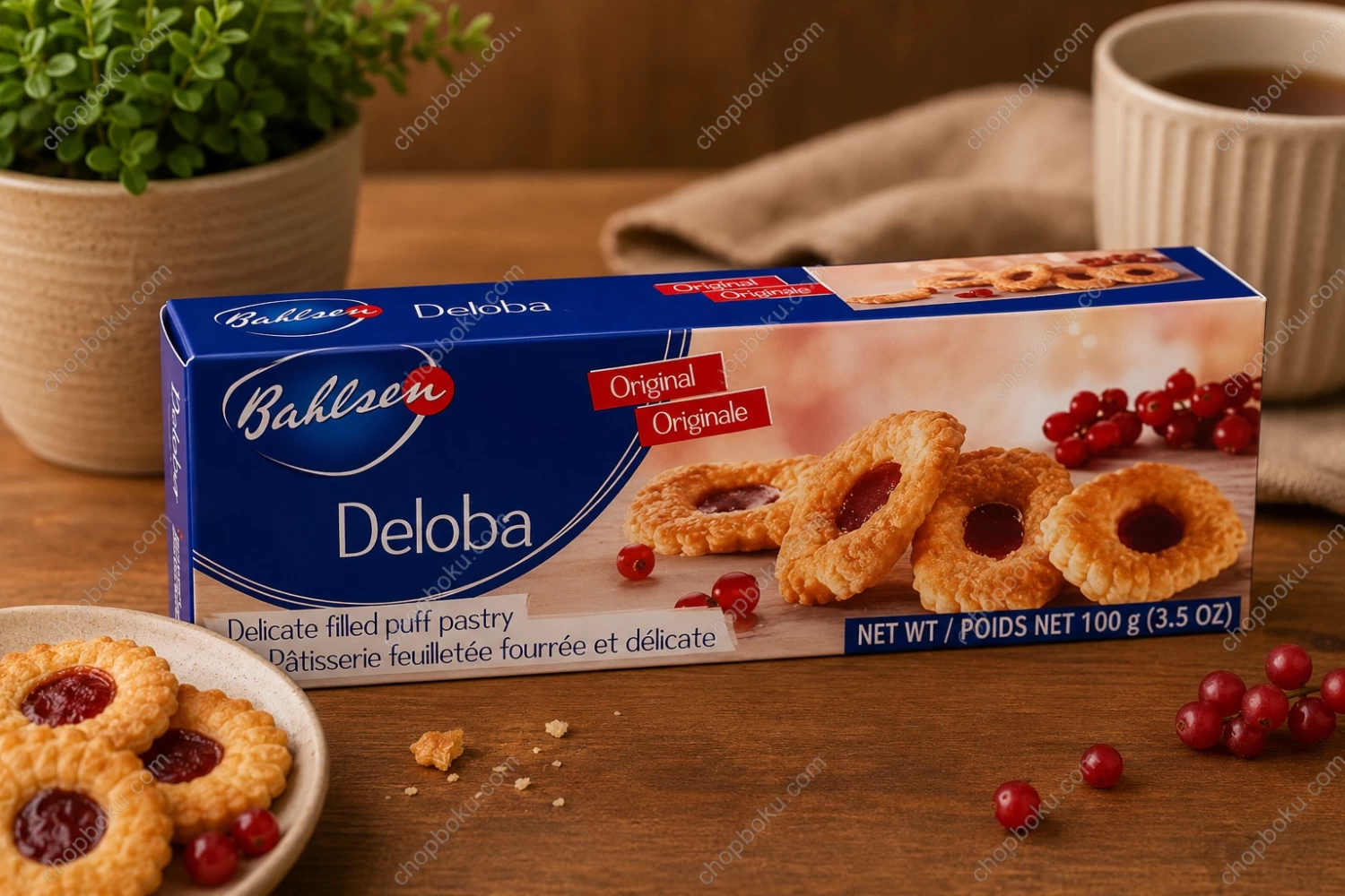 Bahlsen Deloba Puff Pastry Biscuits 100g – Premium Imported Butter Puff Pastry Biscuits in Lagos Nigeria