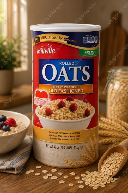 Millville Rolled Oats 100% Whole Grain Old Fashioned Oats 1.19kg