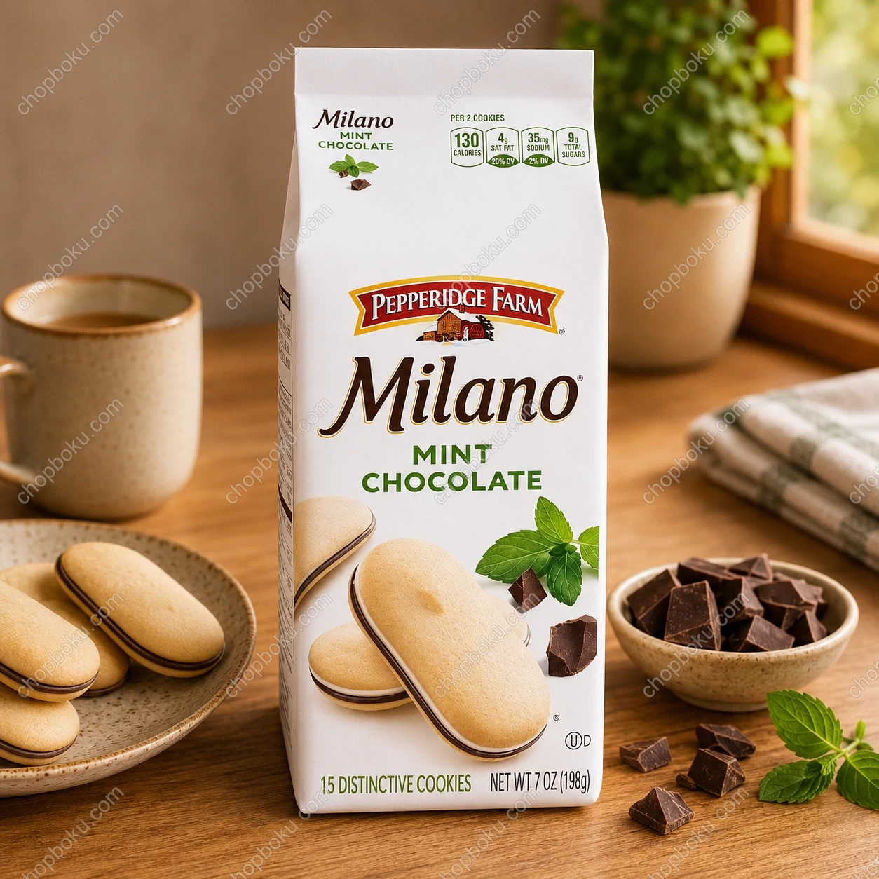 Pepperidge Farm Mint Chocolate Milano Cookies 213g – Premium Imported Mint Chocolate Cookies in Lagos Nigeria