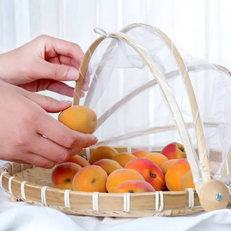 Bamboo Woven Fruit Vegetable Basket