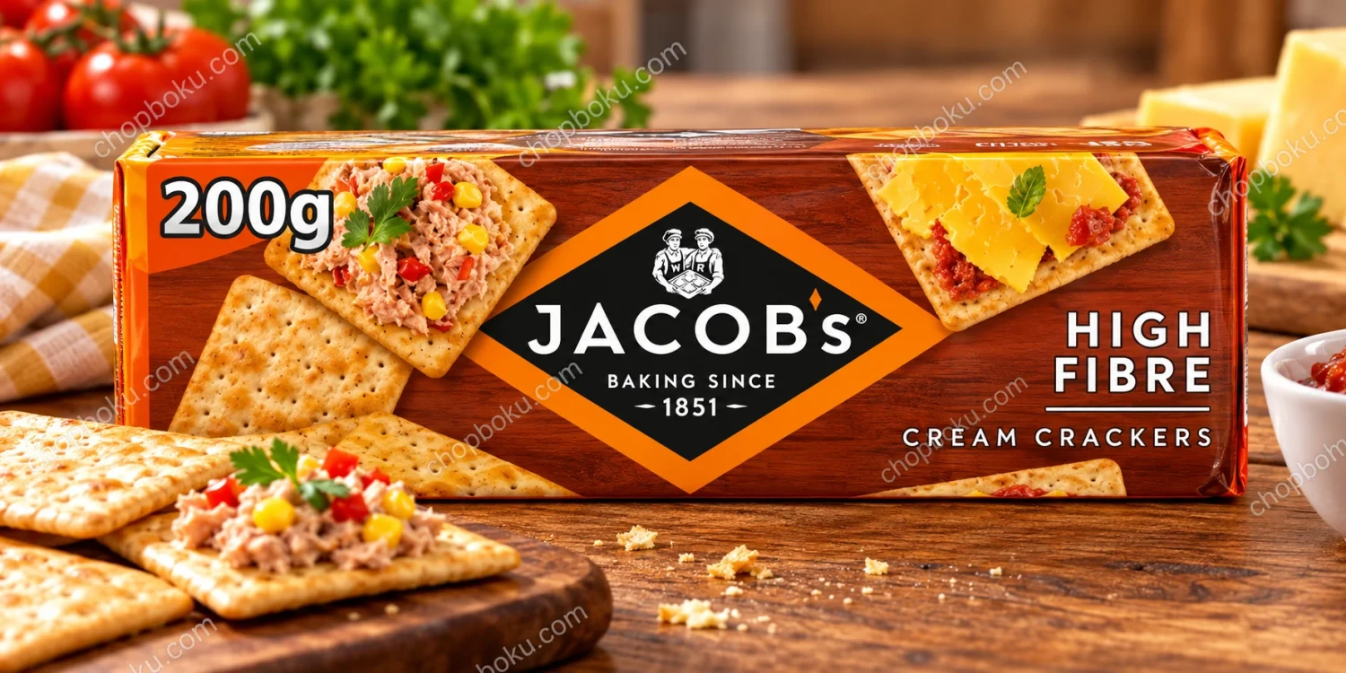 Jacob’s High Fibre Cream Crackers 200g