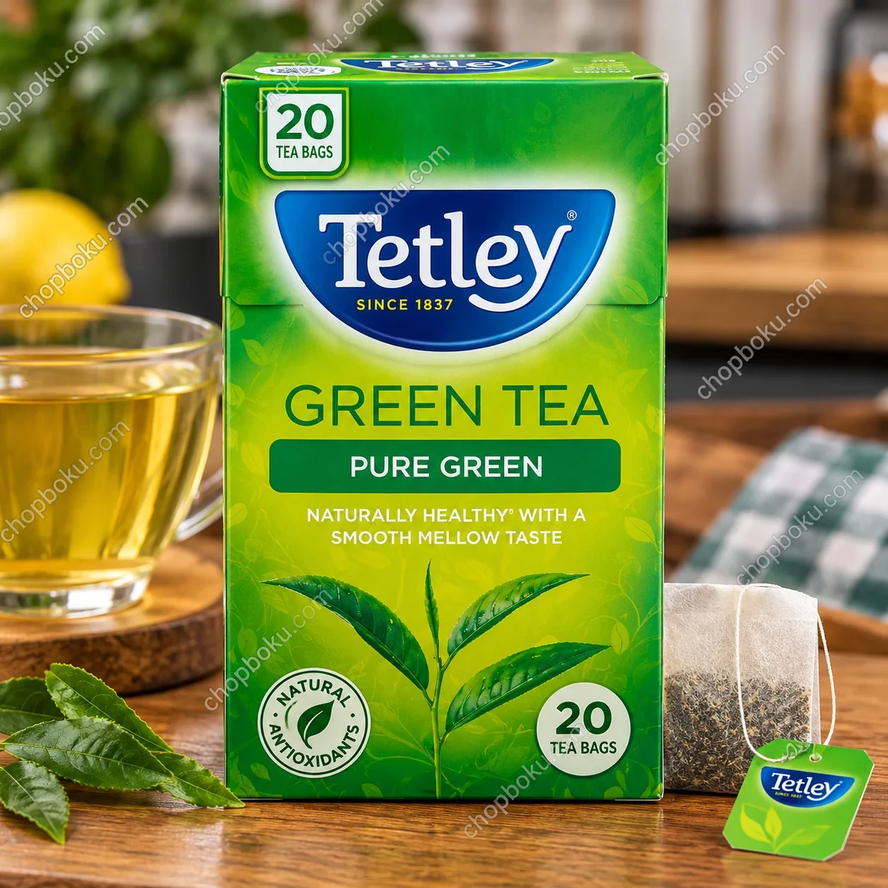 Tetley Pure Green Tea 40g x 20 Tea Bags