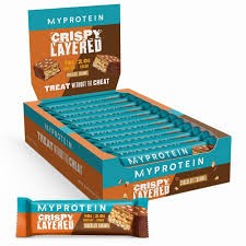 MYPROTEIN CRISPY LAYERED BAR CHOCOLATE CARAMEL