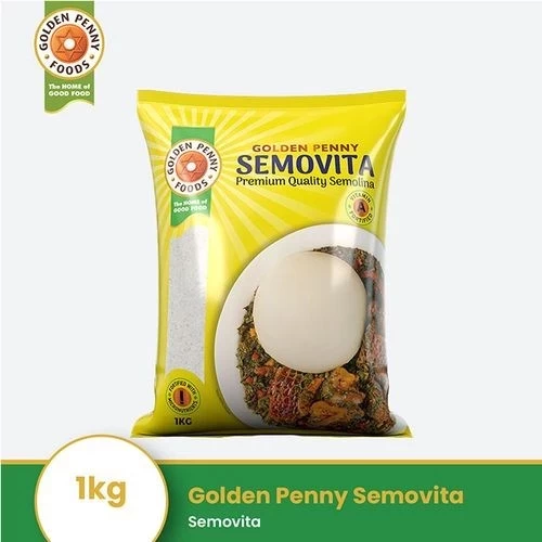 Golden Penny Semovita – Premium Semolina Flour for Smooth Swallow (1kg) | Buy Semovita Online in Lagos, Abuja, Port Harcourt & Across Nigeria