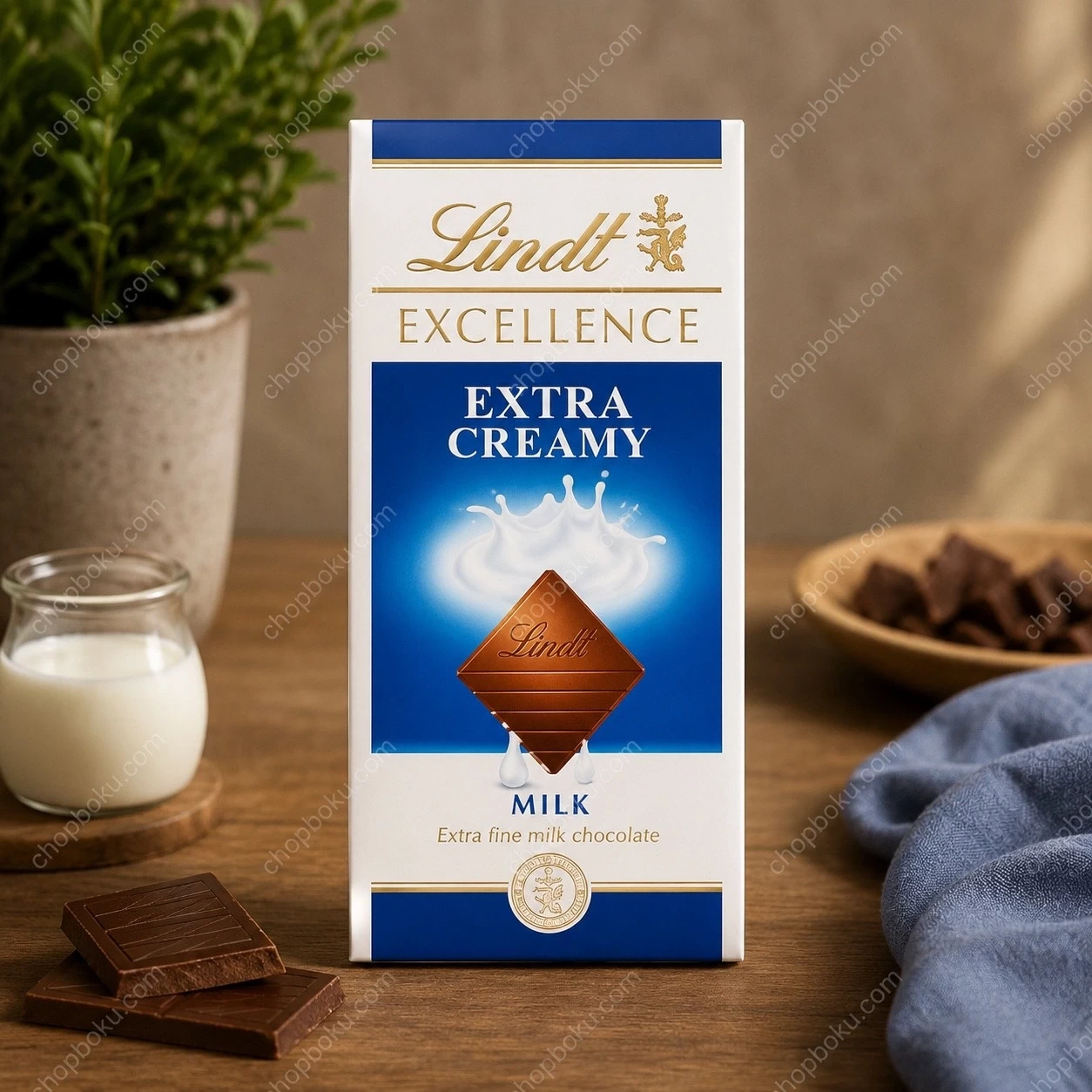 Lindt Excellence Extra Creamy Milk Chocolate 100g