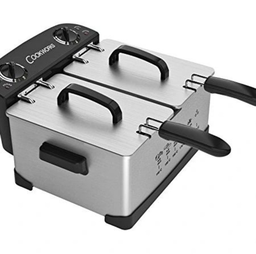 Cookworks Double Professional Deep Fryer