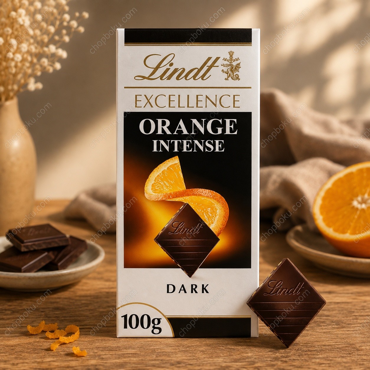Lindt Excellence Dark Chocolate Bar Orange Intense 100g