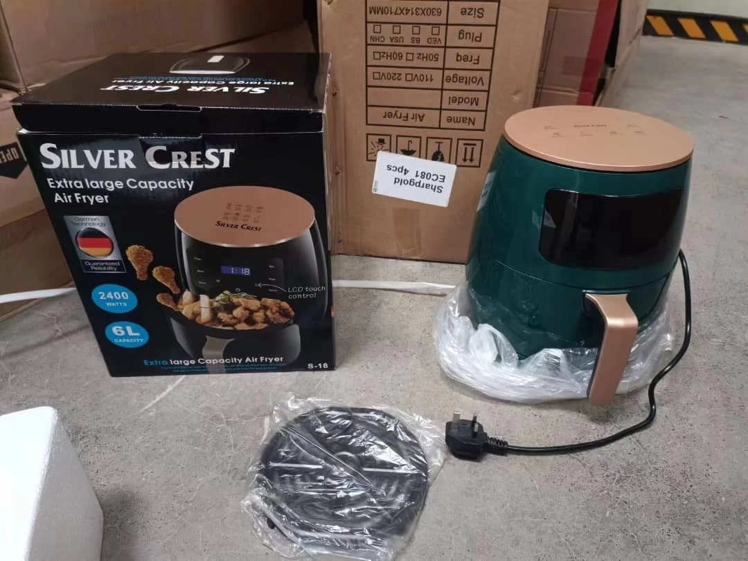 Silver Crest 8L Digital Air Fryer Oven – Glass Window, Touch Screen, Oil-Free Cooker for Healthy Frying