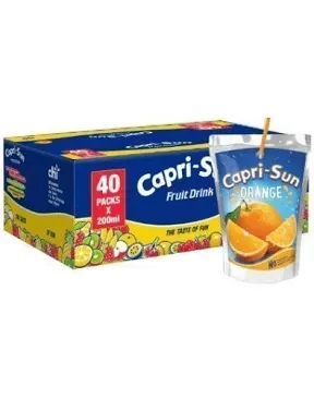 Capri-sun orange drink