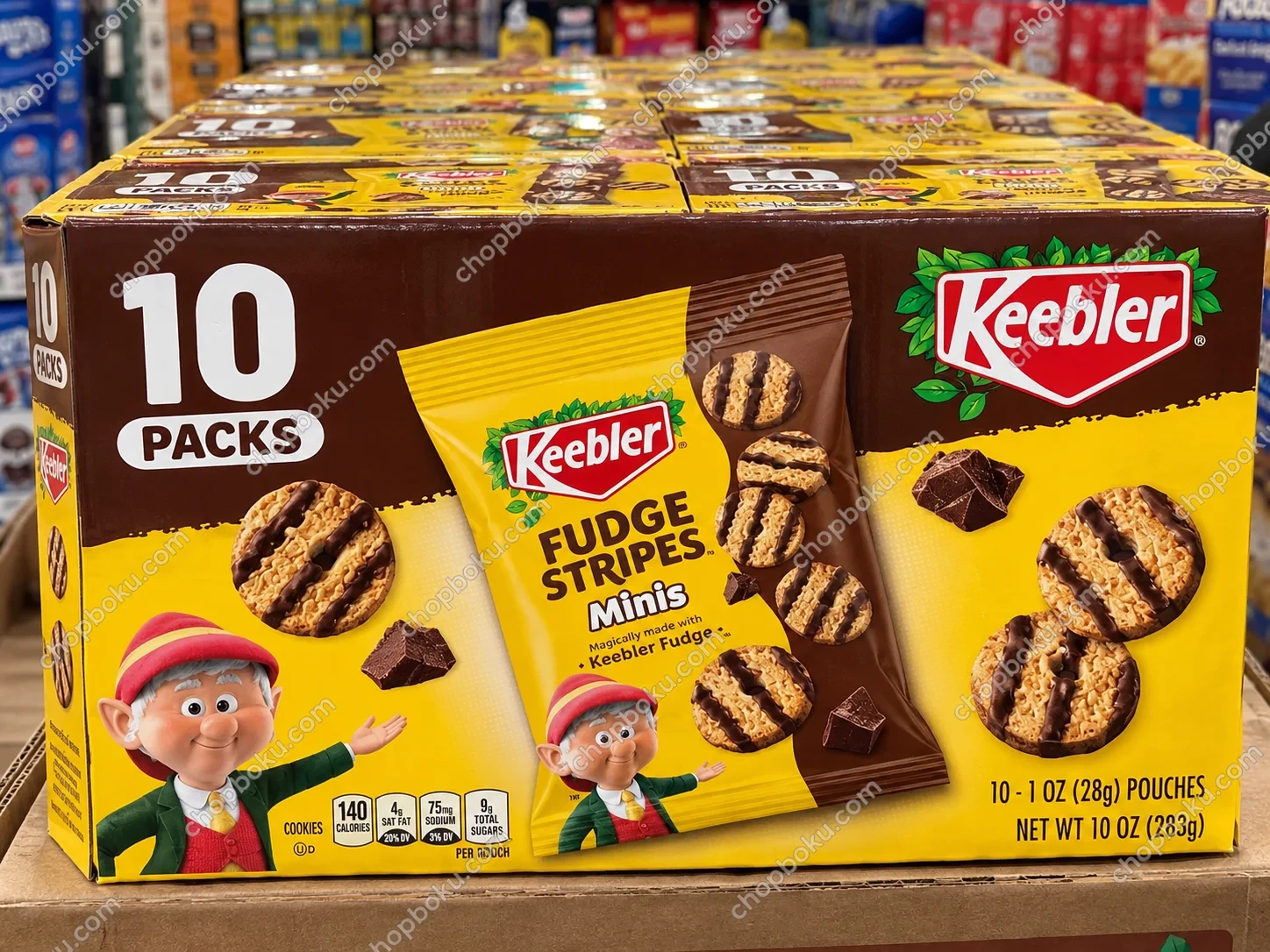 Keebler Fudge Stripes Minis Original 56g x 10