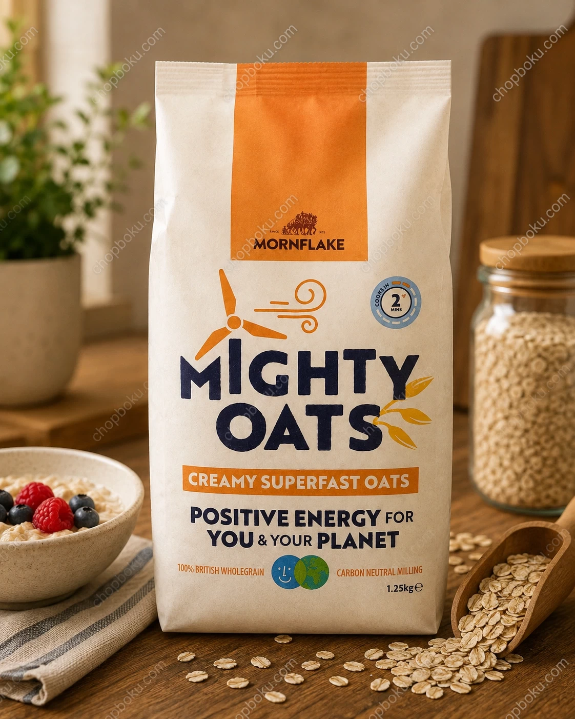 Mornflake Mighty Oats Creamy Superfast Oats 1.25kg