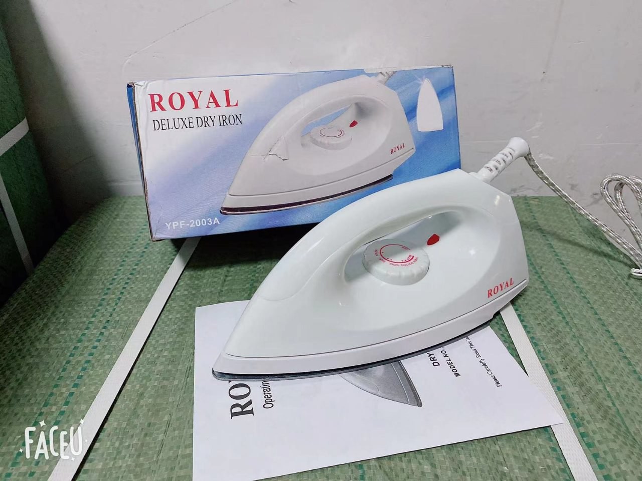 Royal pressing iron