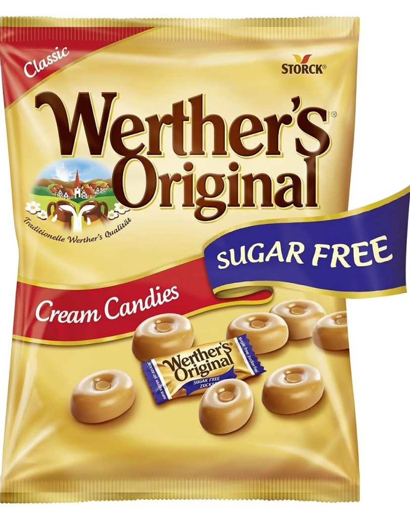 Werthers original cream candies sugar free